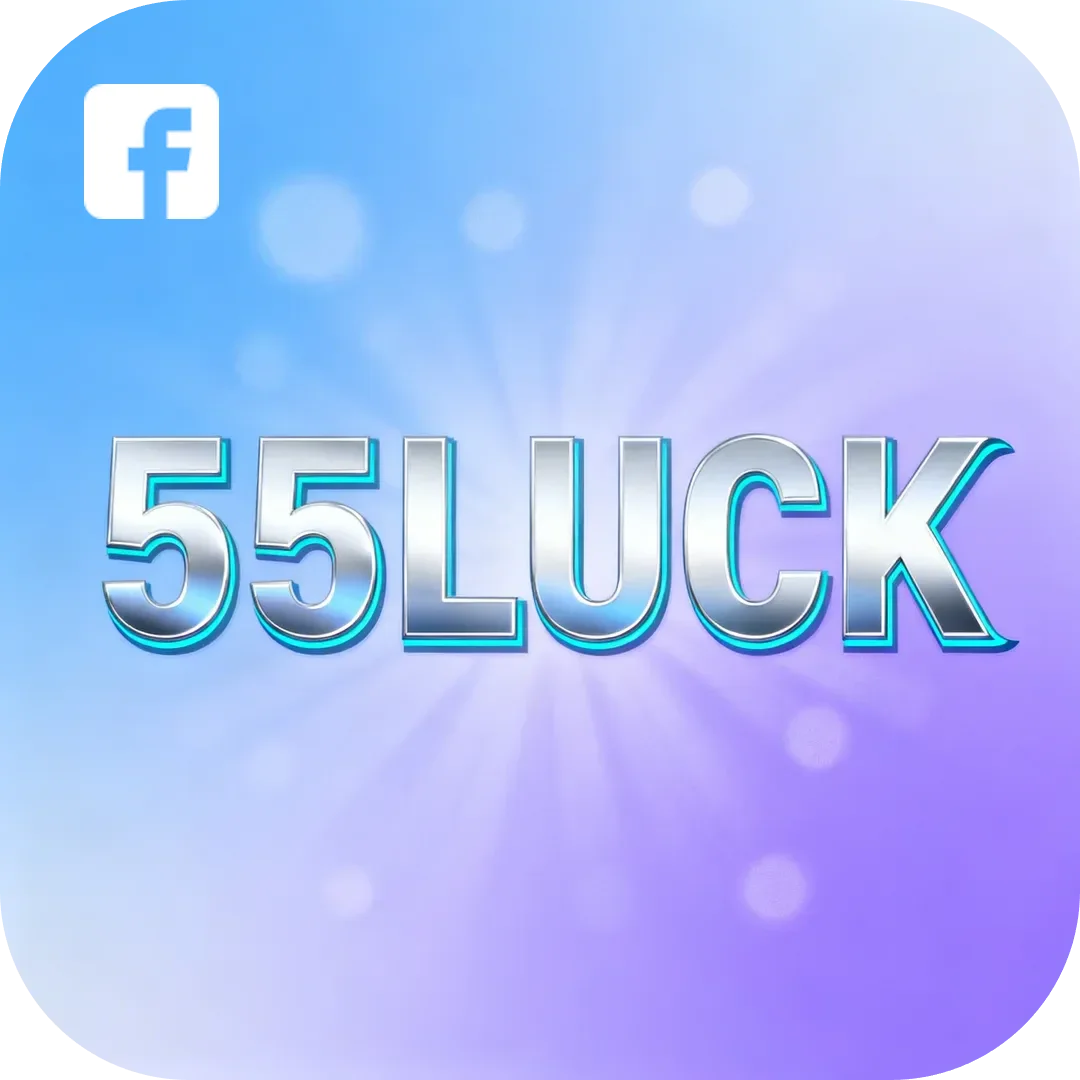 Página oficial da 55luck no Facebook
