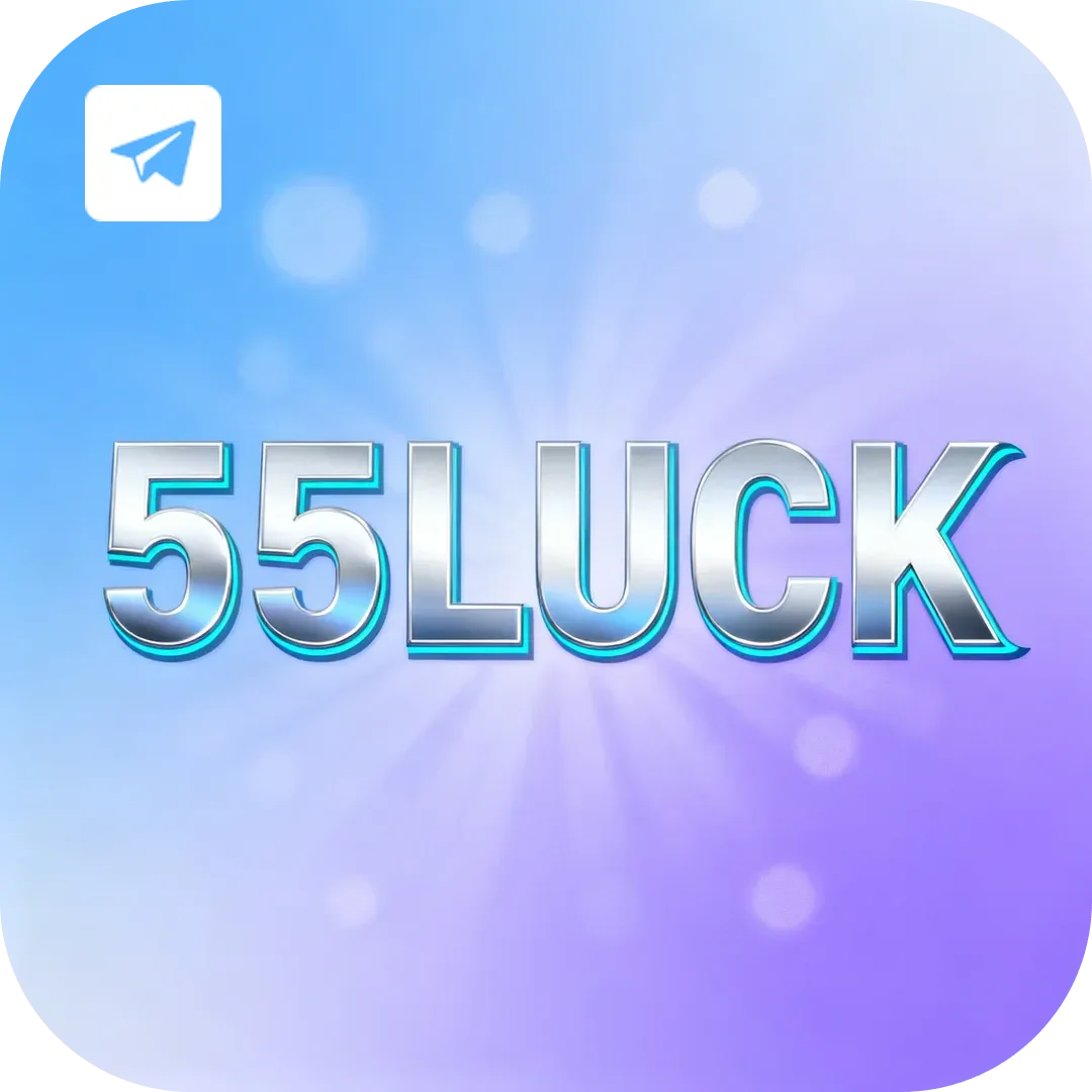 Canal oficial da 55luck no Telegram